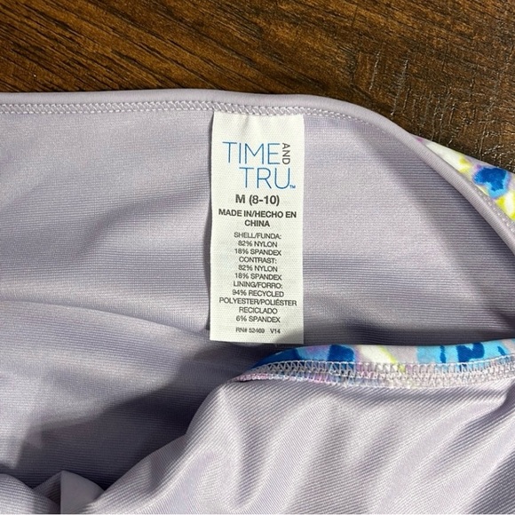 Time and Tru Women's 2-Pieces Wave Print Bikini Swimsuit Size M (8-10) - Picture 13 of 13